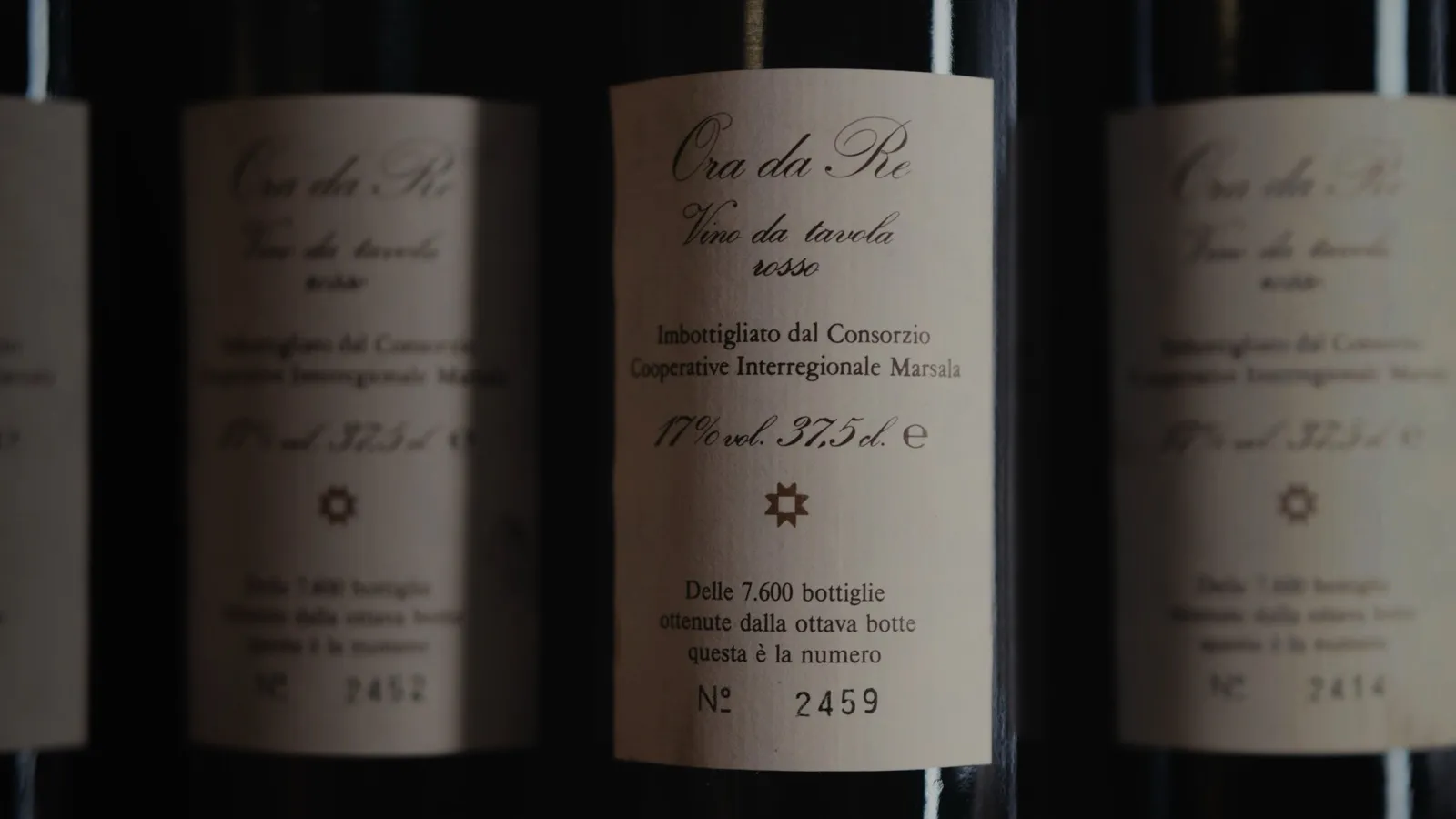 Il vino Ora da Re nel calice